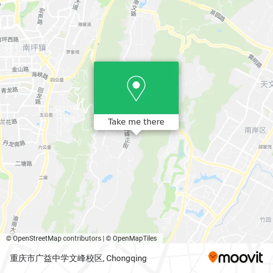 重庆市广益中学文峰校区 map