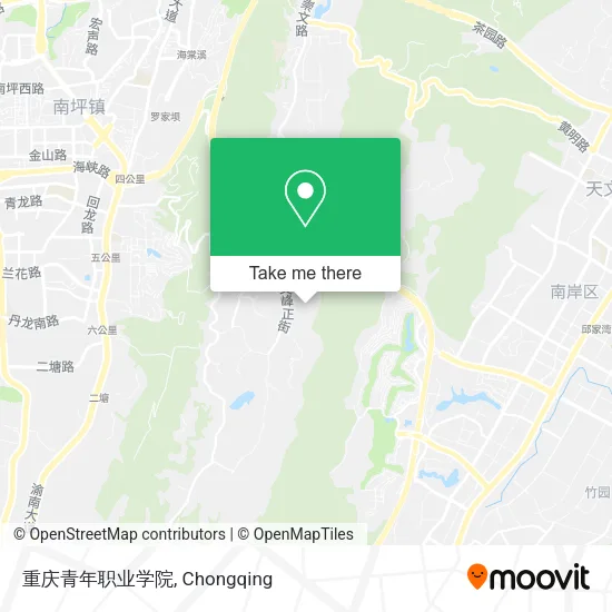 重庆青年职业学院 map