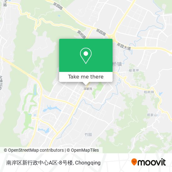 南岸区新行政中心A区-8号楼 map