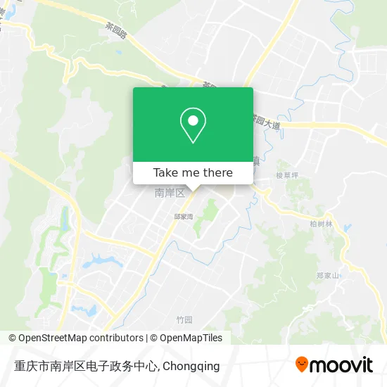 重庆市南岸区电子政务中心 map