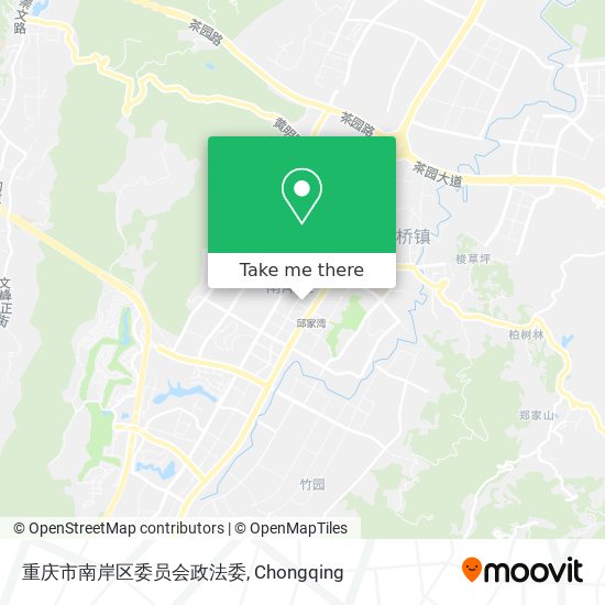 重庆市南岸区委员会政法委 map
