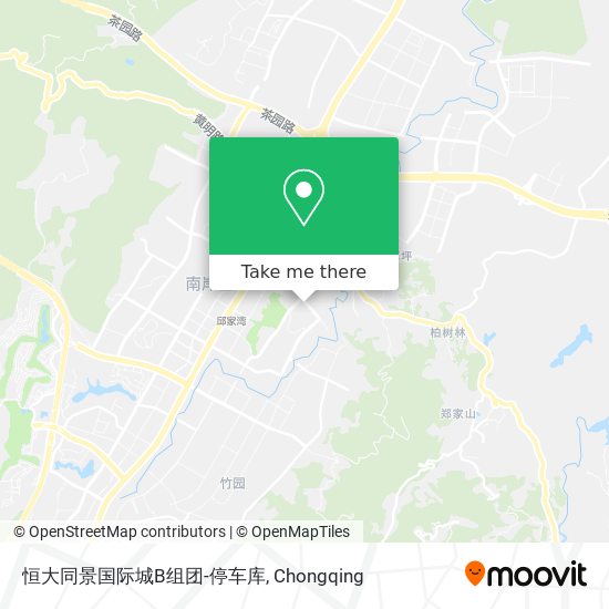 恒大同景国际城B组团-停车库 map