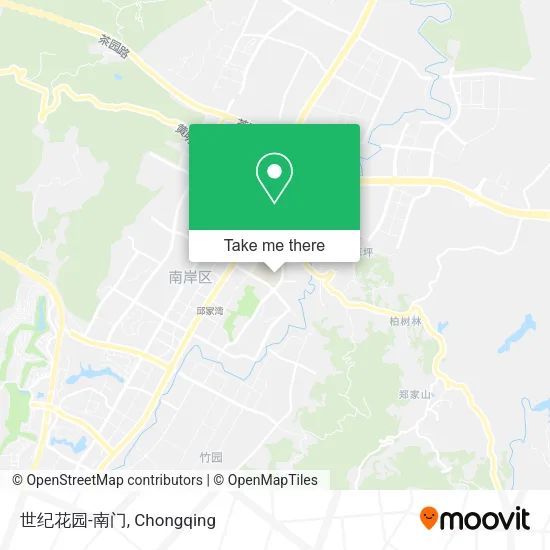 世纪花园-南门 map