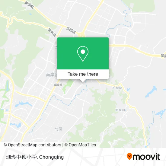 珊瑚中铁小学 map