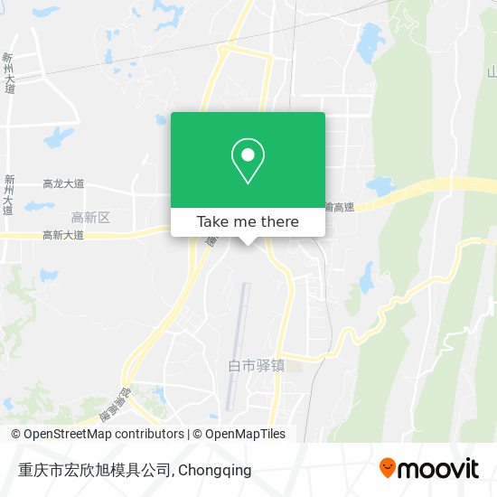 重庆市宏欣旭模具公司 map