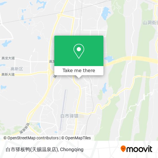白市驿板鸭(天赐温泉店) map