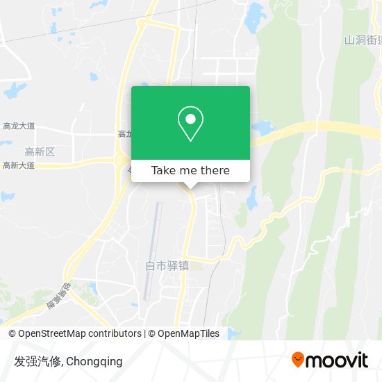 发强汽修 map