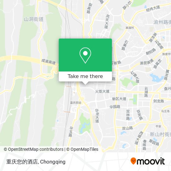 重庆您的酒店 map