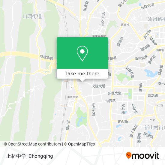 上桥中学 map