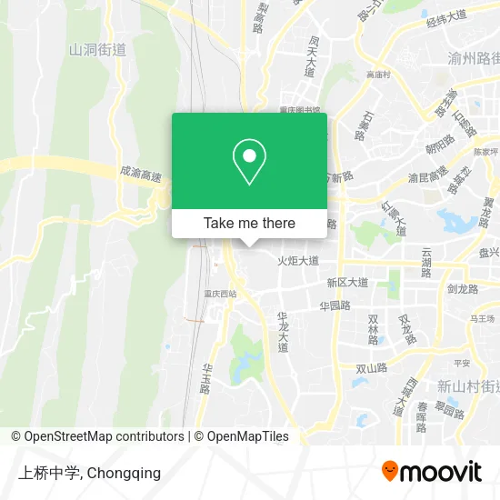 上桥中学 map
