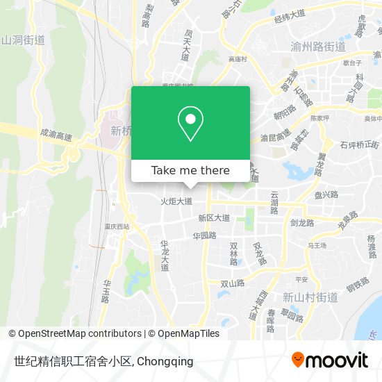 世纪精信职工宿舍小区 map