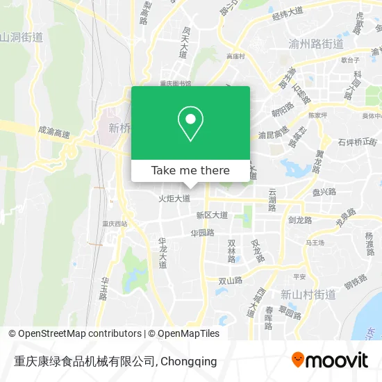 重庆康绿食品机械有限公司 map