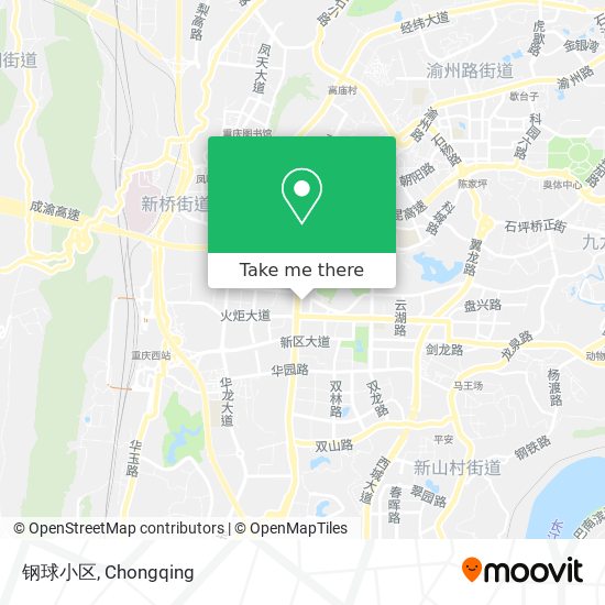 钢球小区 map