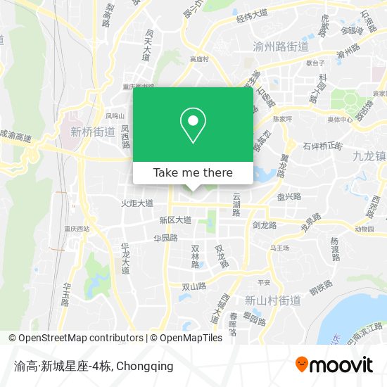 渝高·新城星座-4栋 map