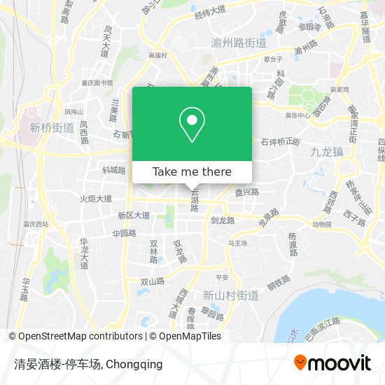 清晏酒楼-停车场 map