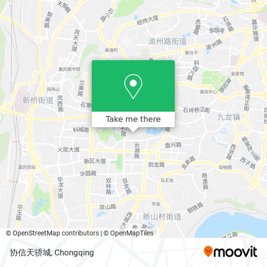 协信天骄城 map