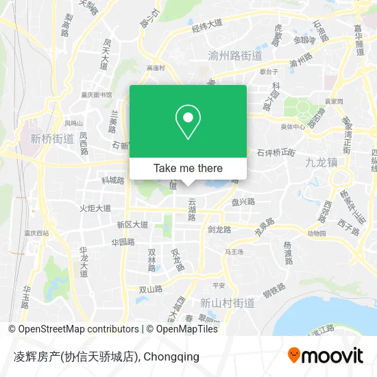 凌辉房产(协信天骄城店) map