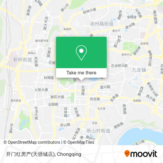 开门红房产(天骄城店) map