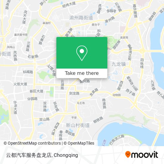 云都汽车服务盘龙店 map