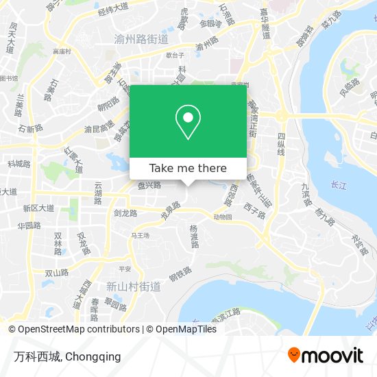万科西城 map