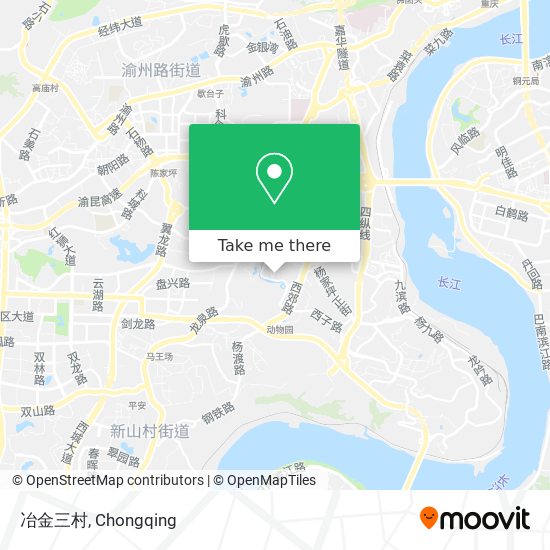 冶金三村 map