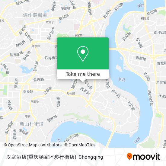 汉庭酒店(重庆杨家坪步行街店) map
