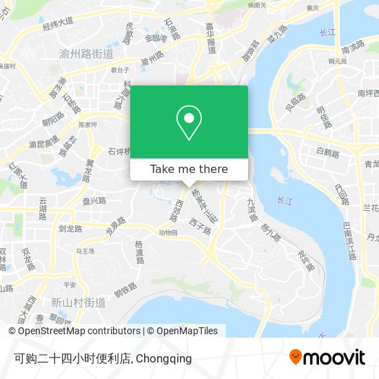 可购二十四小时便利店 map