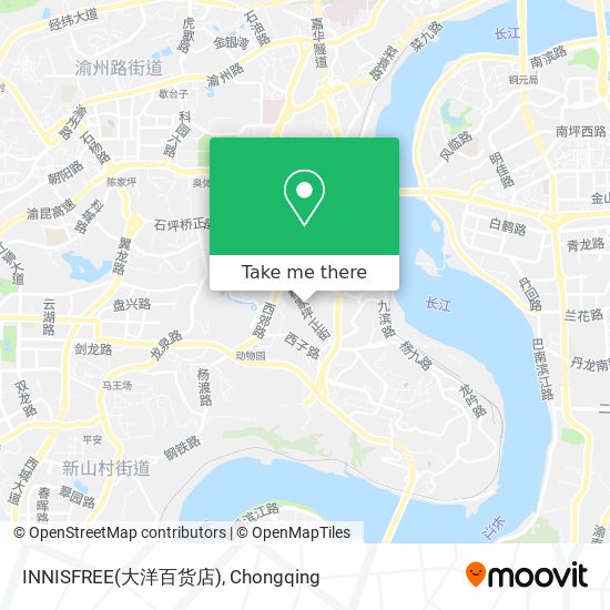 INNISFREE(大洋百货店) map