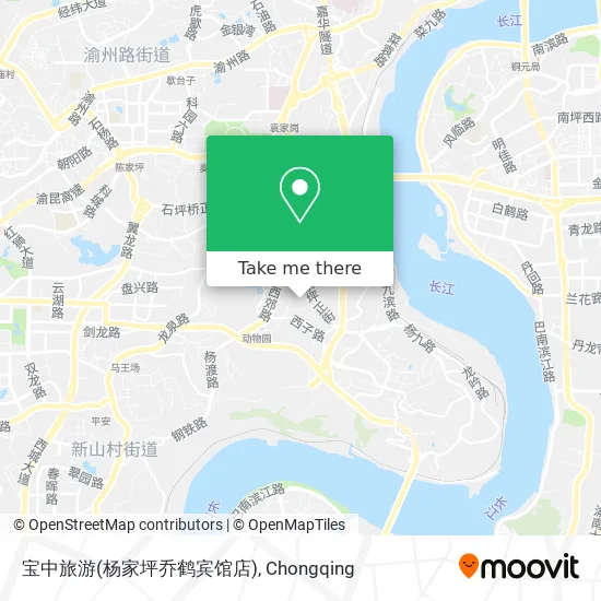 宝中旅游(杨家坪乔鹤宾馆店) map