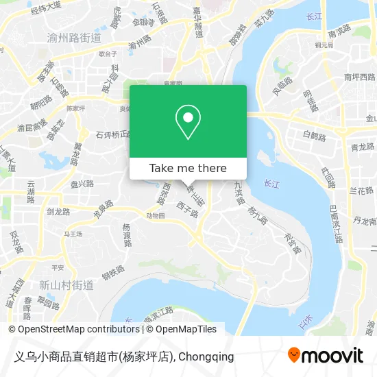 义乌小商品直销超市(杨家坪店) map