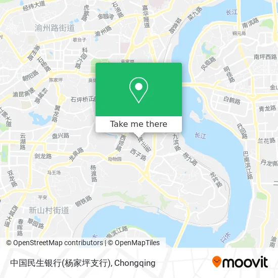 中国民生银行(杨家坪支行) map