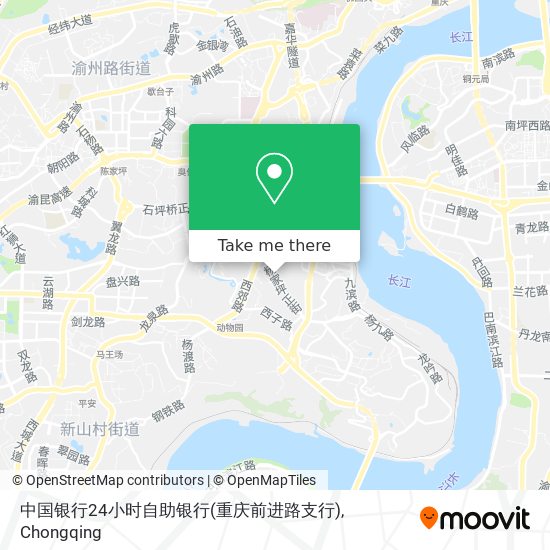 中国银行24小时自助银行(重庆前进路支行) map
