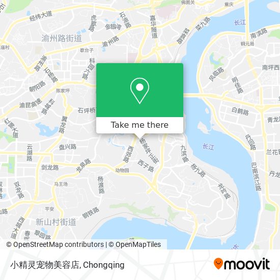 小精灵宠物美容店 map