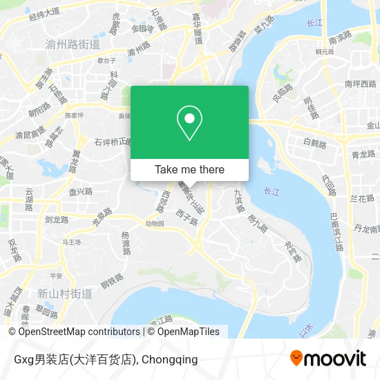 Gxg男装店(大洋百货店) map