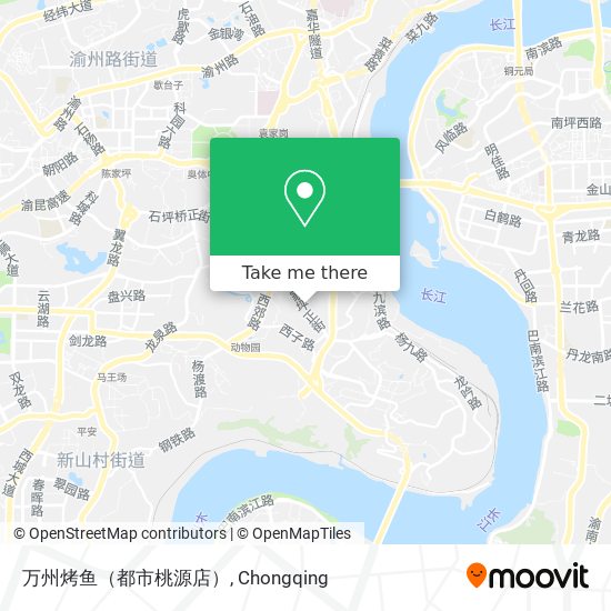 万州烤鱼（都市桃源店） map