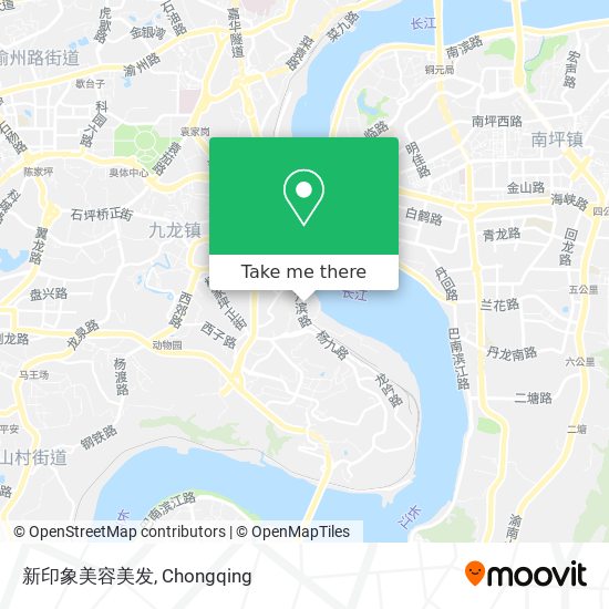 新印象美容美发 map