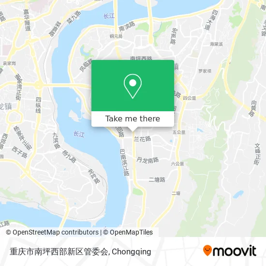重庆市南坪西部新区管委会 map
