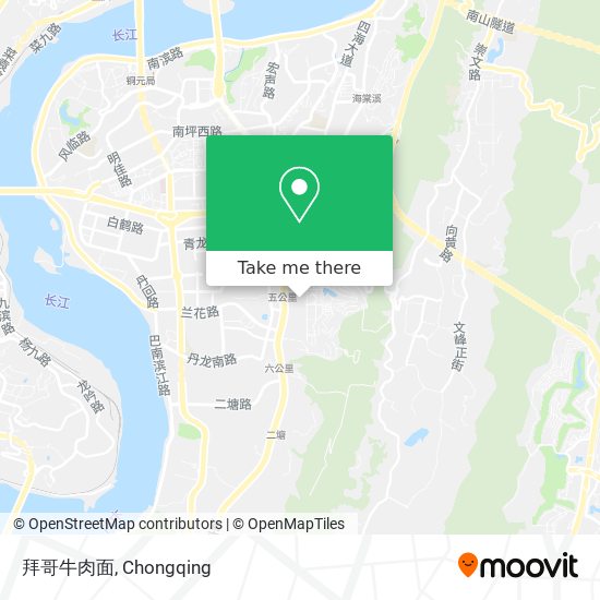 拜哥牛肉面 map