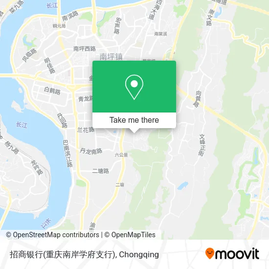 招商银行(重庆南岸学府支行) map
