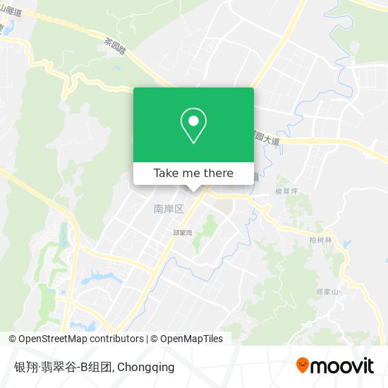 银翔·翡翠谷-B组团 map