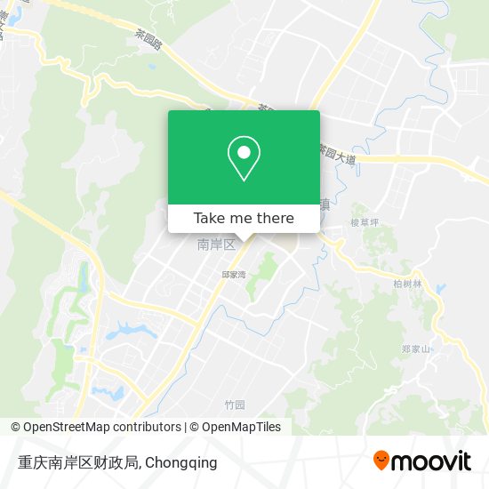 重庆南岸区财政局 map