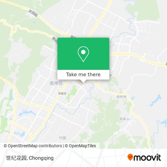 世纪花园 map
