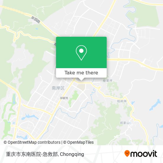 重庆市东南医院-急救部 map