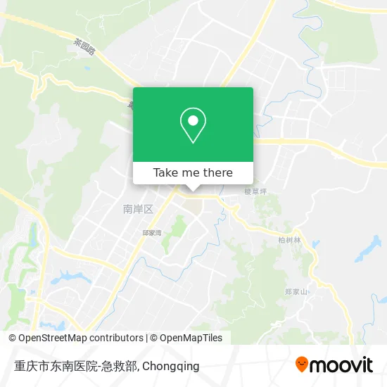 重庆市东南医院-急救部 map