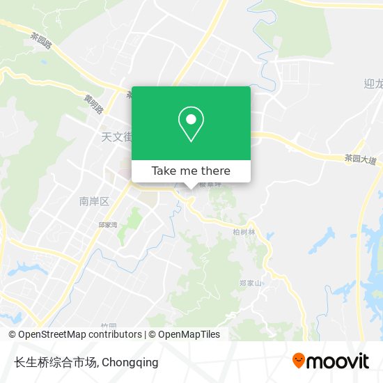 长生桥综合市场 map