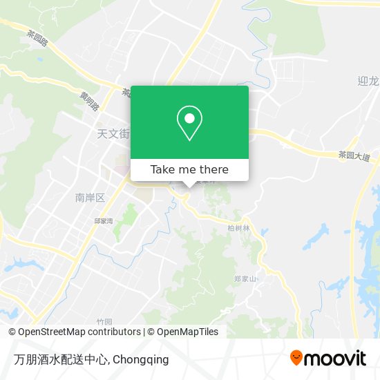 万朋酒水配送中心 map