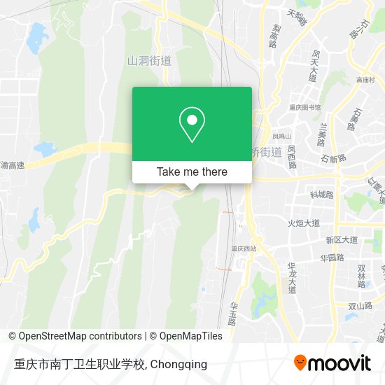 重庆市南丁卫生职业学校 map