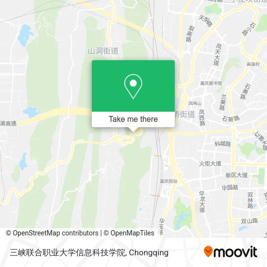 三峡联合职业大学信息科技学院 map