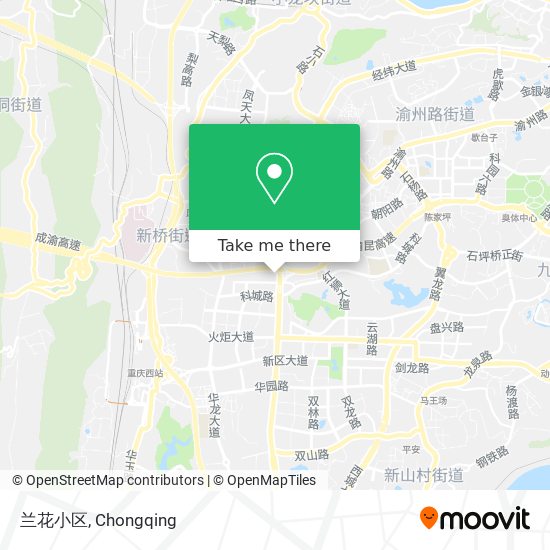 兰花小区 map