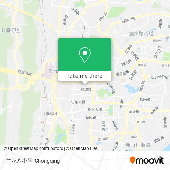 兰花八小区 map